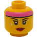 LEGO Cardio Carrie Minifigure Head (Recessed Solid Stud) (3626 / 16109)