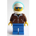 LEGO Cargo Hubschrauber Pilot Minifigur