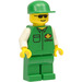 LEGO Cargo Mann, Grønn Antrekk Minifigur