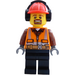 LEGO Cargo Terminal Hombre Worker Minifigura