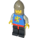 LEGO Castle Guard with Dark Gray Helmet with Chin-Guard Minifigure