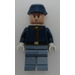 LEGO Cavalry Soldier Brown Eyebrows and stubble Lone Ranger Minifigure