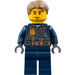 LEGO Chase McCain met Dark Blauw Uniform minifiguur