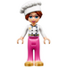 LEGO Chef Lillie con Dark Rosa Pants Minifigure