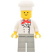 LEGO Chef - Standard Grin, Light Grey Legs Minifigure