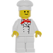 LEGO Chef - Standard Úsměv, Bílá Nohy Minifigurka