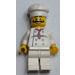 LEGO Chef with Red Scarf and 8 Buttons Vest Minifigure