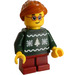 LEGO Barn - Pige med Holiday Sweater Minifigur