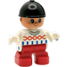 LEGO Child avec Noir Riding Chapeau Duplo Figure