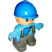 LEGO Child met Blauw Pet Duplo Figuur