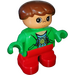 LEGO Child mit Sun Muster Shirt Duplo Abbildung