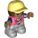 LEGO Child with Yellow Cap Duplo Figure
