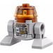 LEGO Chopper (C1-10P) met Grijs Body Minifiguur