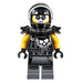 LEGO Chopper Maroon con Armatura per le spalle e Casco Minifigure