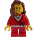 LEGO Christmas Baum Girl mit Freckles Minifigur