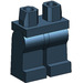 LEGO Chromschwarz Minifigure Hüften und Beine (73200 / 88584)