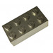 LEGO Chroom goud Steen 2 x 4 (3001 / 72841)