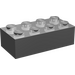 LEGO Chroom Zilver Steen 2 x 4 (3001 / 72841)