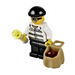 LEGO City Advent kalender 60063-1 Subset Day 13 - Burglar with Bag and Flashlight
