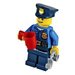 LEGO City Adventskalender 60063-1 Subset Day 18 - Policeman with Cup and Handcuffs