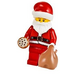 LEGO City Adventskalender 60063-1 Subset Day 24 - Santa with Bag and Cookie