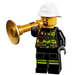 LEGO City Calendrier de l&#039;Avent 60133-1 Subset Day 4 - Fireman with Trumpet