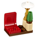 LEGO City Advent Calendar 60155-1 Subconjunto Day 4 - Chair and Lamp