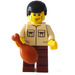 LEGO City Calendrier de l&#039;Avent 7724-1 Subset Day 1 - Minifigure and Drumstick