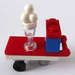 LEGO City Advent Calendar Set 7724-1 Subset Day 6 - Ice Cream Cart and Sundae