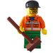 LEGO City Advent Calendar Set 7907-1 Subset Day 19 - Sanitary Engineer and Push Broom