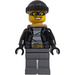 LEGO City Bandit, Masker, Zwart knit Hoed, Rugzak minifiguur