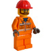 LEGO City Bearded Construction Worker Minifigure