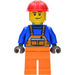 LEGO City Bau Overalls Minifigur