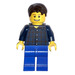 LEGO City Mann mit Plaid Hemd Minifigur