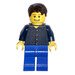 LEGO City Man avec Plaid Shirt Figurine