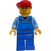 LEGO City Minifigure con cappellino lungo