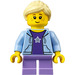 LEGO City People Pack Girl met Bright Light Haar minifiguur