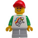 LEGO City Firkantet Barn Minifigur