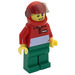 LEGO City Fyrkant Pizza Delivery Guy Minifigur