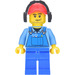 LEGO City Worker mit Ear Defenders Minifigur