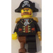 LEGO Classic Pirate Set Brickbeard without Eyepatch Minifigure