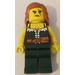 LEGO Classic Pirát Stavebnice ženský Pirát s Scar over Oko Minifigurka