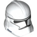 LEGO Clone Trooper Helmet (Phase 2) with Black Lines (11217 / 16694)