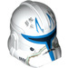 LEGO Clone Trooper Helmet (Phase 2) with Blue and Tan Markings (11217 / 13651)