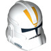 LEGO Clone Trooper Helmet (Phase 2) with Bright Light Orange 212th Legion (11217 / 13702)