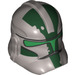 LEGO Clone Trooper Helmet (Phase 2) with Green Stripes (16191 / 47189)
