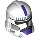 LEGO Clone Trooper Helmet (Phase 2) with Purple Markings (1557 / 11217)