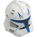 LEGO Clone Trooper Helmet with Holes with Captain Rex Blue Markings (11217 / 104618)