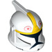 LEGO Clone Trooper Helm mit Löcher mit Gelb Clone Pilot Muster (61189 / 63150)