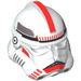 LEGO Clone Trooper Casque avec rouge Stripe / rouge Mouth Markings (58788)